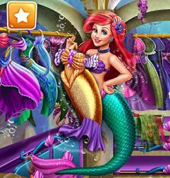 Play Mermaid Princesses Closet Game