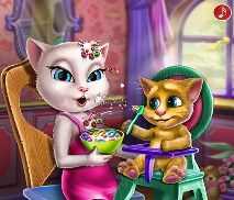 Play Angela Toddler Feed Game